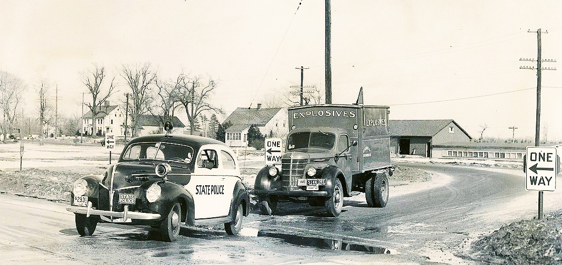 Connecticut police car